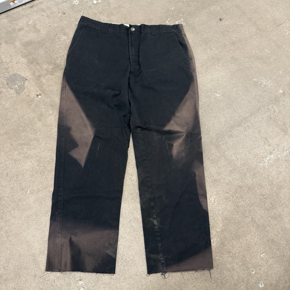 VINTAGE FB COUNTY TWILL WORK SUNFADED PANTS BLACK 40x32
